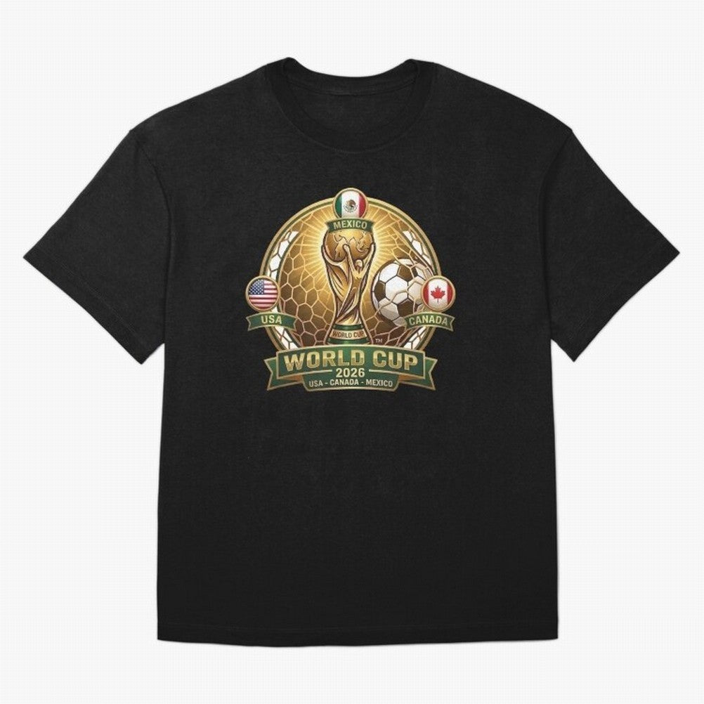 Chasing the Cup 2026 Oversized T-Shirt Bring a Champion Mindset to Global Football Passion for FIFA World Cup 2026, Built around Cristiano Ronaldo, Argentina, France and Brazil, Worldwide Fan Energy, Dramatic Goals, Stadium Lights and Championship