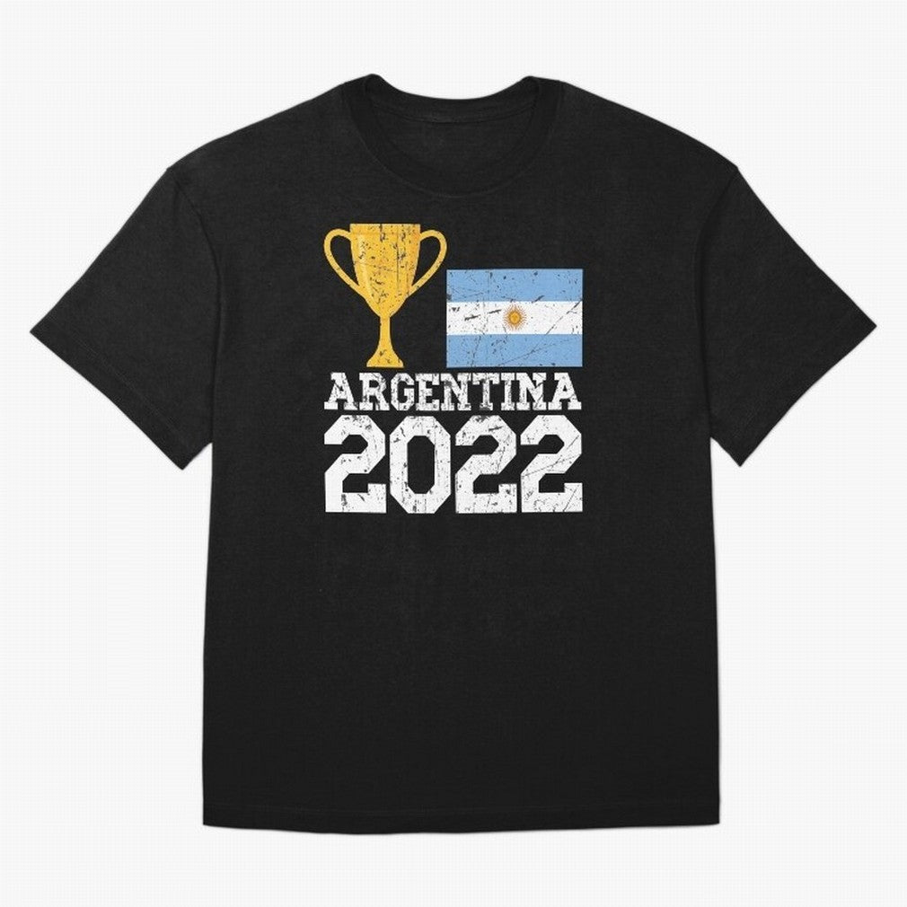 Argentina World Cup Soccer Football 2022, Argentina Soccer Jersey Argentinian Football, Argentina, Argentinian, Qatar World Cup 2022 Oversized T-Shirt Show Your Tournament Heart for FIFA World Cup 2026 USA Canada Mexico for Fans of CR7 and Messi