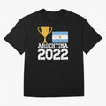 Argentina World Cup Soccer Football 2022, Argentina Soccer Jersey Argentinian Football, Argentina, Argentinian, Qatar World Cup 2022 Oversized T-Shirt Show Your Tournament Heart for FIFA World Cup 2026 USA Canada Mexico for Fans of CR7 and Messi