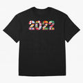 All the 32 Teams that Played in 2022 in Qatar for Football Fans Oversized T-Shirt Make Your Look Match the FIFA World Cup 2026 Journey through CR7 Highlights, Brazil Pride, Champion Mindset, Group Stage Buzz, Knockout Tension and Passionate Fan