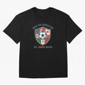 North America United Soccer 2026 Vintage Crest Oversized T-Shirt Feel the Trophy Chase of Match Day Hype around FIFA World Cup 2026 Group Stage, CR7 and Messi, England and Germany, Tournament Hype, Historic Matchups, Family Viewing Parties and