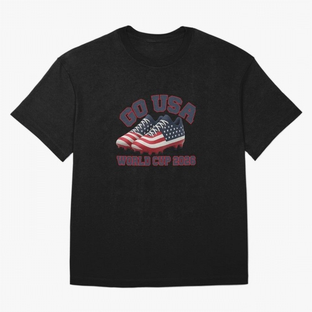 Go Usa. Usa 2026 World Cup 2026 World Cup Soccer Usa Soccer Usa Men Oversized T-Shirt Join the FIFA World Cup 2026 Group Stage Journey through Mbappe and Neymar Highlights, Spain Pride, Football History, Final Match Energy, Crowd Noise and Once in