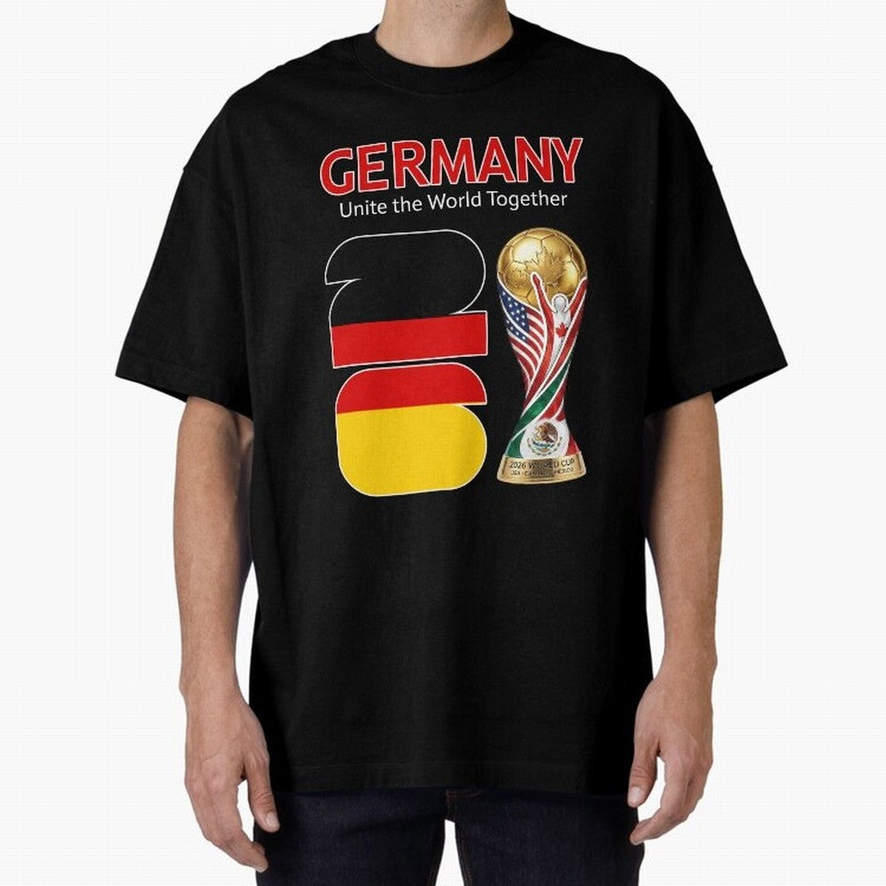 World Cup 2026, IMG 031, GERMANY 001 Oversized T-Shirt Bring World Football Passion into FIFA World Cup 2026 Highlighting Neymar, Haaland and Cristiano Ronaldo, Brazil Energy, Retro Football Energy, Iconic Rivalries, Trophy Chase Drama and Stadium
