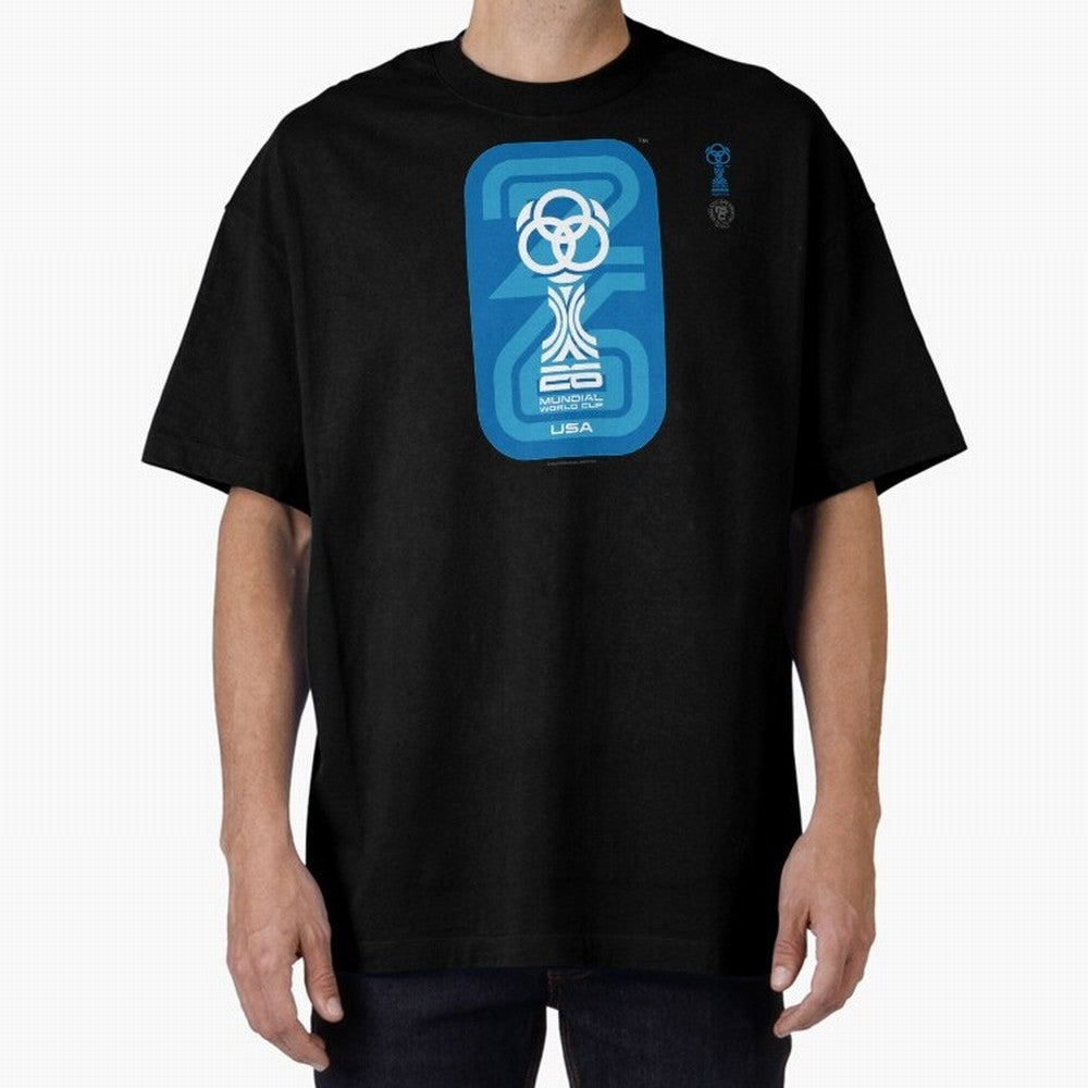 Mundial 26 USA Fan Trophy ¨C Retro Soccer World Cup Inspired Graphic ¨C Modern Football Art Design Oversized T-Shirt Capture Stadium Memories from Match Day Hype around FIFA World Cup 2026 Group Stage, CR7, Germany, Worldwide Fan Energy, Dramatic