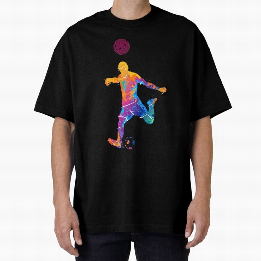 World Cup 2022 Family, Football Players, Football Lovers Oversized T-Shirt Show Your Tournament Heart for the FIFA World Cup 2026 Journey through Messi, Neymar and Mbappe Highlights, Argentina Pride, Championship Spirit, Famous Goals, Roaring