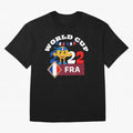 Fifa World Cup 2022. France 2022. Qatar 2022 Oversized T-Shirt Represent the Passion of Global Football Passion for FIFA World Cup 2026 USA Canada Mexico, Connected to Messi, Neymar and Mbappe, Spain and Netherlands, Stadium Chants, National Pride,