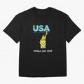 USA World Cup 2022 Oversized T-Shirt Stand Out with Spirit from Global Football Passion for FIFA World Cup 2026 Group Stage, Made for Cristiano Ronaldo, France and Portugal, Match Day Excitement, Supporter Culture, Golden Goals and Global Football