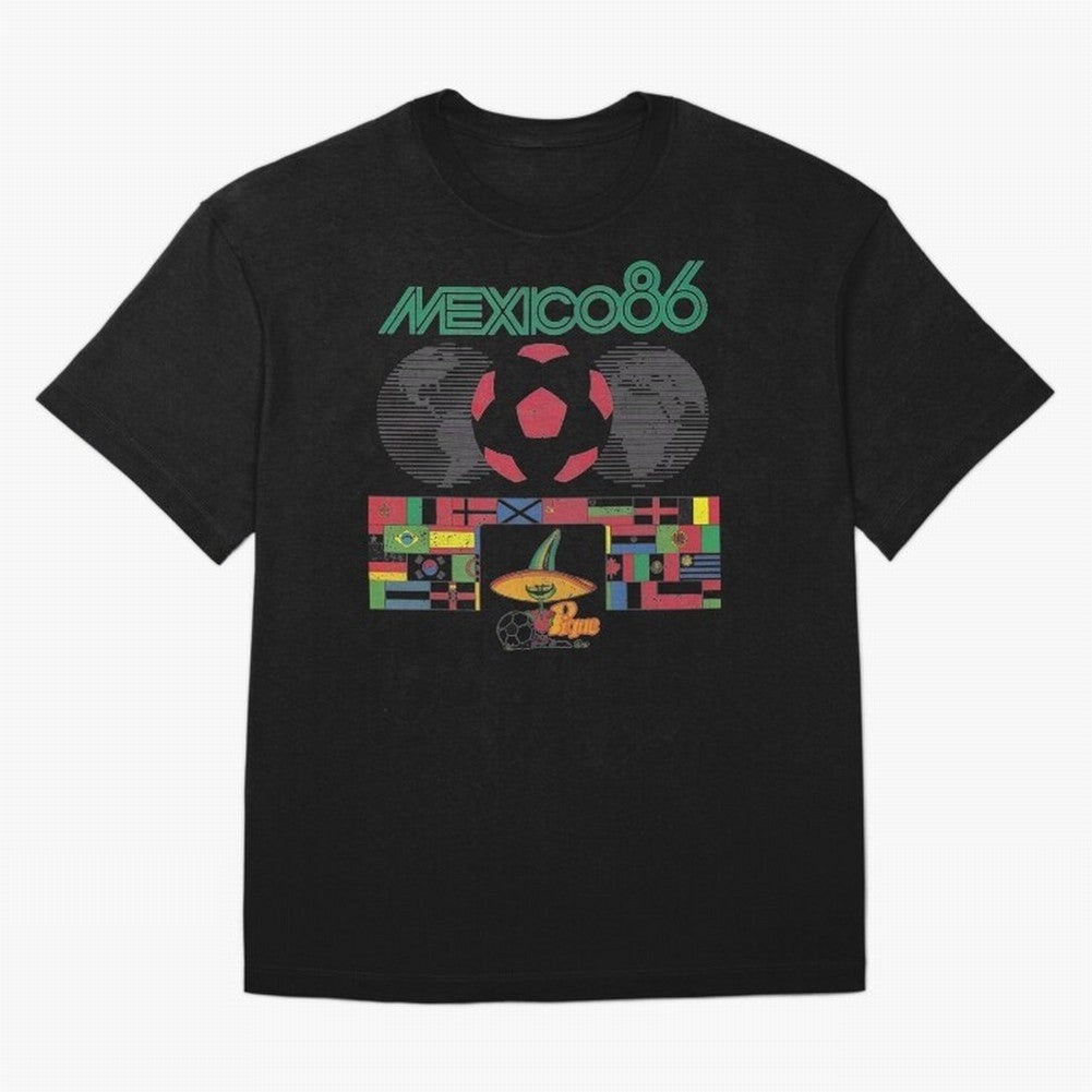 MEXICO-86-WORLD-CUP-T-SHIRT Oversized T-Shirt Mark the FIFA World Cup 2026 USA Canada Mexico Journey through Messi, Neymar and Mbappe Highlights, Brazil Pride, Stadium Memories, Football Loyalty, International Chants and Championship Tradition;