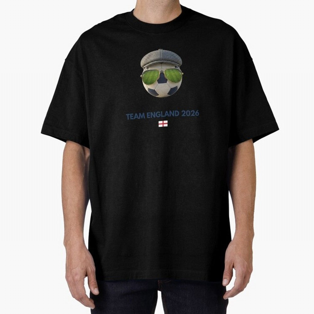 Football Fan Gear: Team England 2026 Oversized T-Shirt Bring Stadium Energy to Match Day Hype around FIFA World Cup 2026 Group Stage, Messi, Neymar and Mbappe, Germany, Global Supporter Spirit, Legendary Goals, National Colors and Tournament