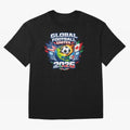 Global Football Unites 2026 USA Canada Mexico Oversized T-Shirt Enjoy FIFA World Cup 2026 Group Stage Driven by Mbappe and Neymar, Netherlands Energy, Global Supporter Spirit, Legendary Goals, National Colors and Tournament Celebration; Made for