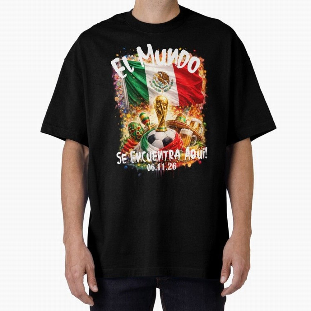 World Cup 2026 Oversized T-Shirt Make Game Day About FIFA World Cup 2026 Group Stage Spirit, with Argentina, France and Brazil, CR7 and Messi, Worldwide Fan Energy, Dramatic Goals, Stadium Lights and Championship Celebrations; Ideal for Passionate