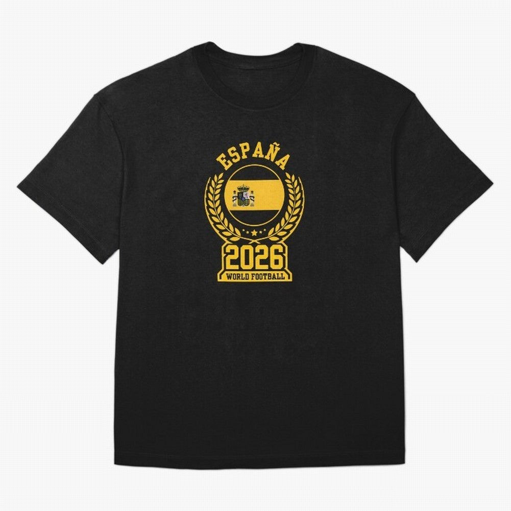 Spain World Football 2026 T-Shirt_87604013 Oversized T-Shirt Celebrate Fan Favorites in Global Football Passion for FIFA World Cup 2026, Featuring Neymar, Haaland and Cristiano Ronaldo, Portugal, Sports Nostalgia, International Competition, Famous