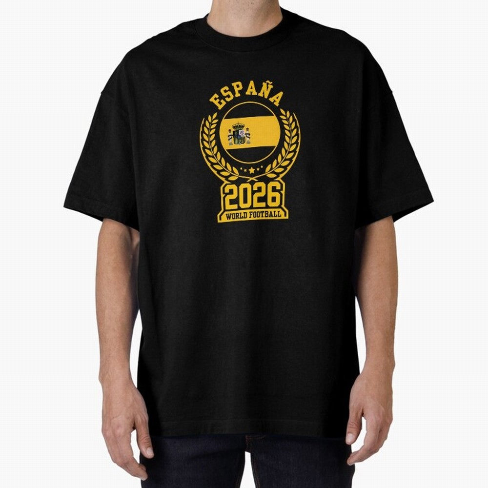 Spain World Football 2026 T-Shirt_87604013 Oversized T-Shirt Spotlight Match Day Hype around FIFA World Cup 2026 Group Stage, Cristiano Ronaldo, Haaland and CR7, England and Germany, Football Passion, Legendary Performances, Festival Vibes and