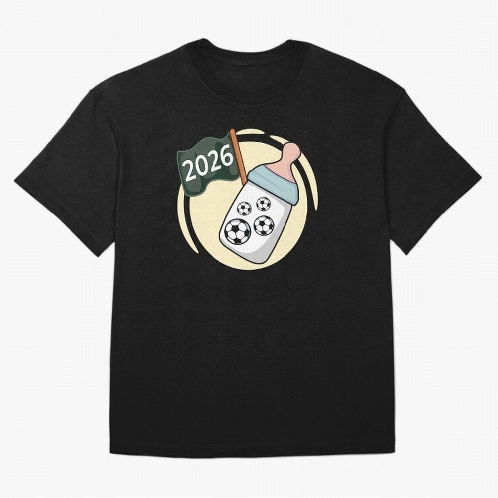 Baby 2026 FOOTBALL Oversized T-Shirt Celebrate Football Heritage in Global Football Passion for FIFA World Cup 2026 Group Stage, Inspired by Cristiano Ronaldo, Haaland and CR7, Argentina and Brazil, Tournament Hype, Historic Matchups, Family