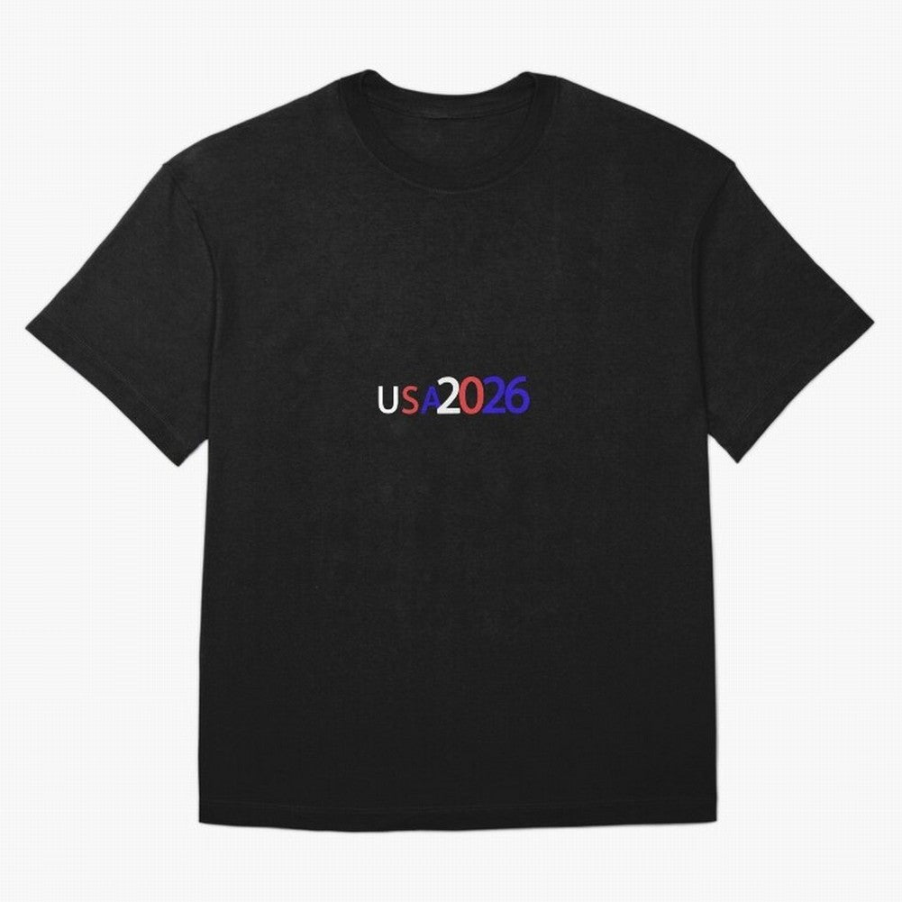 USA 2026 Oversized T-Shirt Back the Journey through FIFA World Cup 2026 USA Canada Mexico Built around Mbappe and Neymar, Brazil, Portugal and Argentina Energy, Champion Mindset, Group Stage Buzz, Knockout Tension and Passionate Fan Culture;