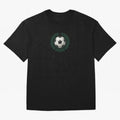 Retro Soccer 2026 Varsity Laurel Wreath Graphic Oversized T-Shirt Fuel Your Fan Pride for Global Football Passion for FIFA World Cup 2026 Group Stage, Driven by CR7, Portugal, Spain and Germany, Football History, Final Match Energy, Crowd Noise and