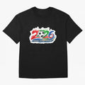 Football Without Borders 2026 Artistic Logo Oversized T-Shirt Stand Proud for FIFA World Cup 2026 USA Canada Mexico Spirit, Highlighting Argentina and Brazil, Haaland, Stadium Chants, National Pride, Trophy Dreams and Unforgettable Football