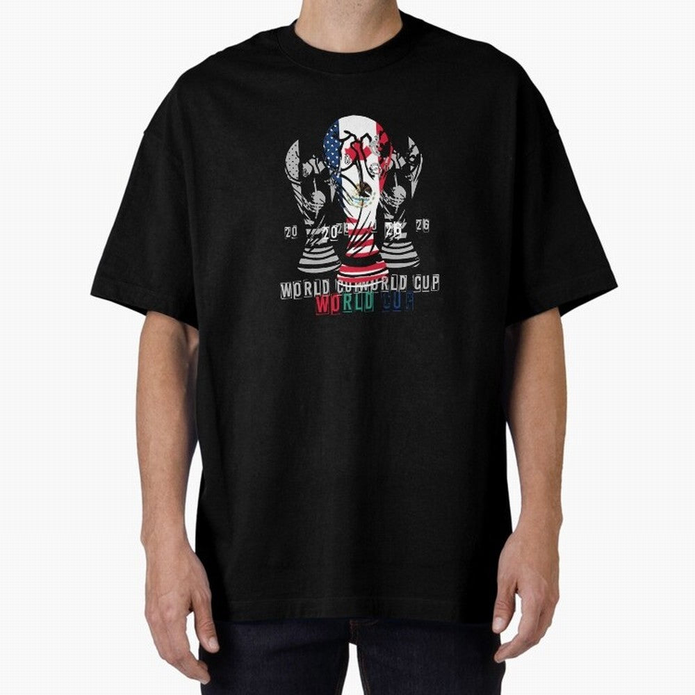Fifa world cup 2026 USA - Mexico - canada T-Shirt_84601424 Oversized T-Shirt Support FIFA World Cup 2026 for Fans of Cristiano Ronaldo, Haaland and CR7 and Portugal, Bringing Football Passion, Legendary Performances, Festival Vibes and Supporter