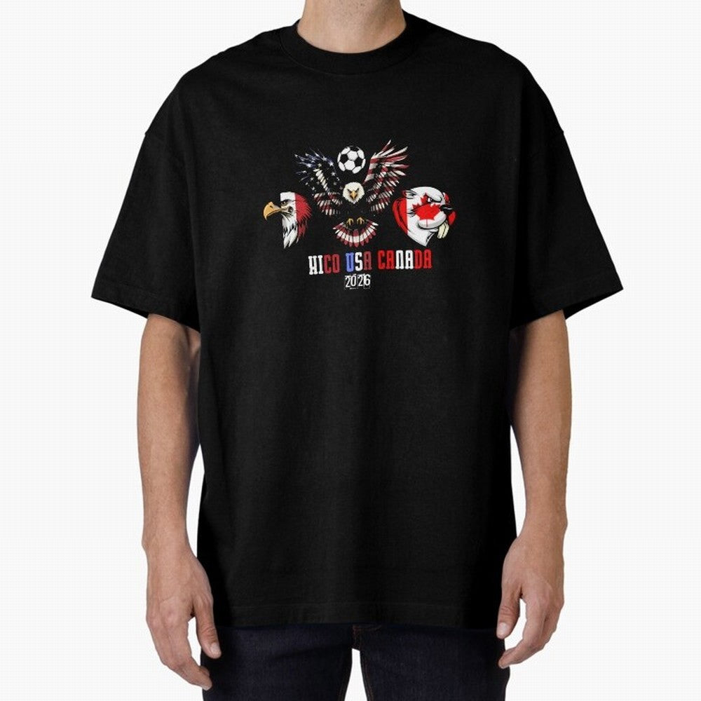World cup 2026 T-Shirt_84564047 Oversized T-Shirt Feel the Trophy Chase of FIFA World Cup 2026 for Fans of CR7 and Messi and England, France and Netherlands, Bringing Tournament Hype, Historic Matchups, Family Viewing Parties and Global Sports