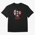 Glitched North America Eagle World Cup Soccer 2026 T-Shirt_83958408 Oversized T-Shirt Celebrate Global Passion for the FIFA World Cup 2026 Journey through Messi, CR7 and Mbappe Highlights, England, France and Netherlands Pride, Global Supporter