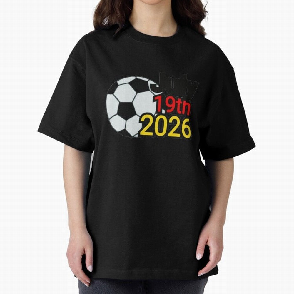 USA 2026- Germany Oversized T-Shirt Feel International Energy from FIFA World Cup 2026 USA Canada Mexico Spirit, Made for France, Mbappe, Sports Nostalgia, International Competition, Famous Players and Unforgettable Victories; Perfect for Fans,