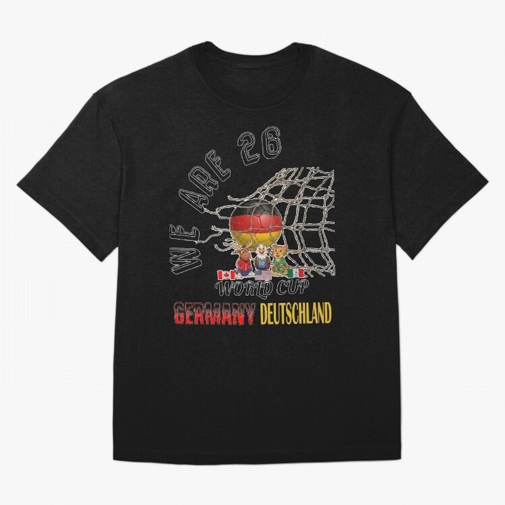 World cup 26 - Germany Oversized T-Shirt Elevate Match Day Hype around FIFA World Cup 2026 Group Stage, Mbappe and Neymar, England, Classic Soccer Heritage, Championship Pressure, Fan Loyalty and International Pride; Made for Collectors Who Enjoy