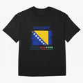 BOSNIA WORLD CUP 2026 Oversized T-Shirt Support the Legends of Global Football Passion for FIFA World Cup 2026, Capturing CR7, Germany, Game Day Rituals, Football Legends, Country Pride and the Road to the Final; Perfect for People Who Love