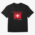 SWETZERLAND WORLD CUP 2026 Oversized T-Shirt Honor Football Greatness during Global Football Passion for FIFA World Cup 2026, Highlighting CR7 and Messi, Brazil, Portugal and Argentina, Goal Celebration Energy, Supporter Heritage, Football Icons