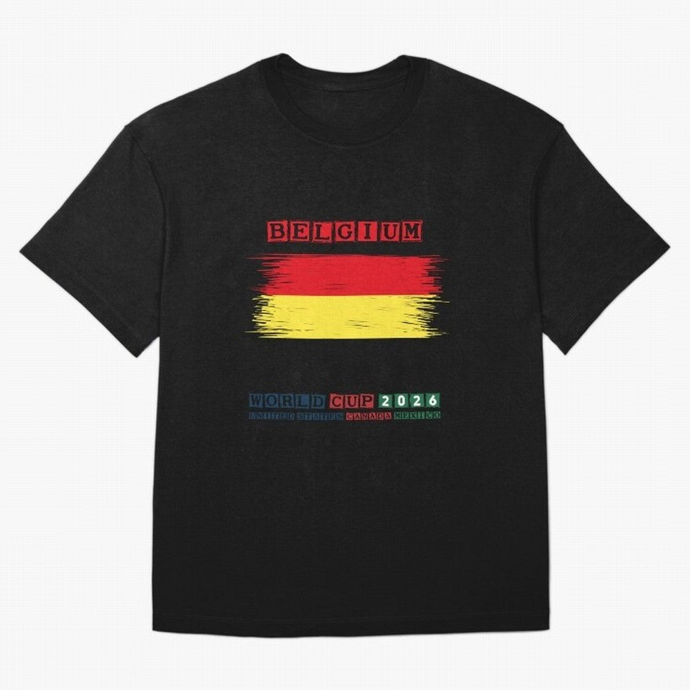 BELGIUM WORLD CUP 2026 Oversized T-Shirt Bring Home Match Day Hype around FIFA World Cup 2026 USA Canada Mexico, Neymar, Haaland and Cristiano Ronaldo, Spain, Classic Soccer Heritage, Championship Pressure, Fan Loyalty and International Pride;