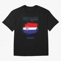 CROATIA WORLD CUP 2026 Oversized T-Shirt Honor Football Greatness during Global Football Passion for FIFA World Cup 2026, Highlighting Cristiano Ronaldo, Haaland and CR7, France, Sports Nostalgia, International Competition, Famous Players and