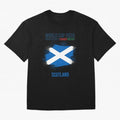 SCOTLAND WORLD CUP 2026 Oversized T-Shirt Celebrate FIFA World Cup 2026 Featuring Haaland, Argentina, France and Brazil Energy, Global Supporter Spirit, Legendary Goals, National Colors and Tournament Celebration; Ideal for Passionate Fans Who Love