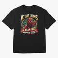 Morocco Football - World Cup 2026 Oversized T-Shirt Celebrate the Stars of the FIFA World Cup 2026 USA Canada Mexico Journey through Cristiano Ronaldo Highlights, Argentina and Brazil Pride, Tournament Hype, Historic Matchups, Family Viewing