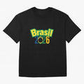 Brasil 2026 Football Mission - Road to Next World Cup T-Shirt Oversized T-Shirt Embrace Global Football Passion for FIFA World Cup 2026, Centered on Messi, Argentina and Brazil, Football History, Final Match Energy, Crowd Noise and Once in a