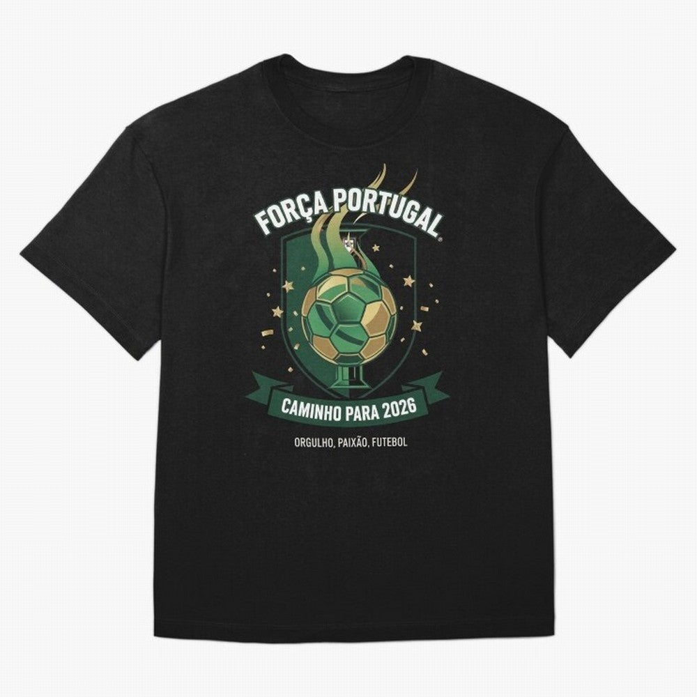 Portugal World Cup 2026 Fan Art Oversized T-Shirt Stand Out with Spirit from FIFA World Cup 2026 USA Canada Mexico Driven by Cristiano Ronaldo, Haaland and CR7, Brazil Energy, Football History, Final Match Energy, Crowd Noise and Once in a Lifetime