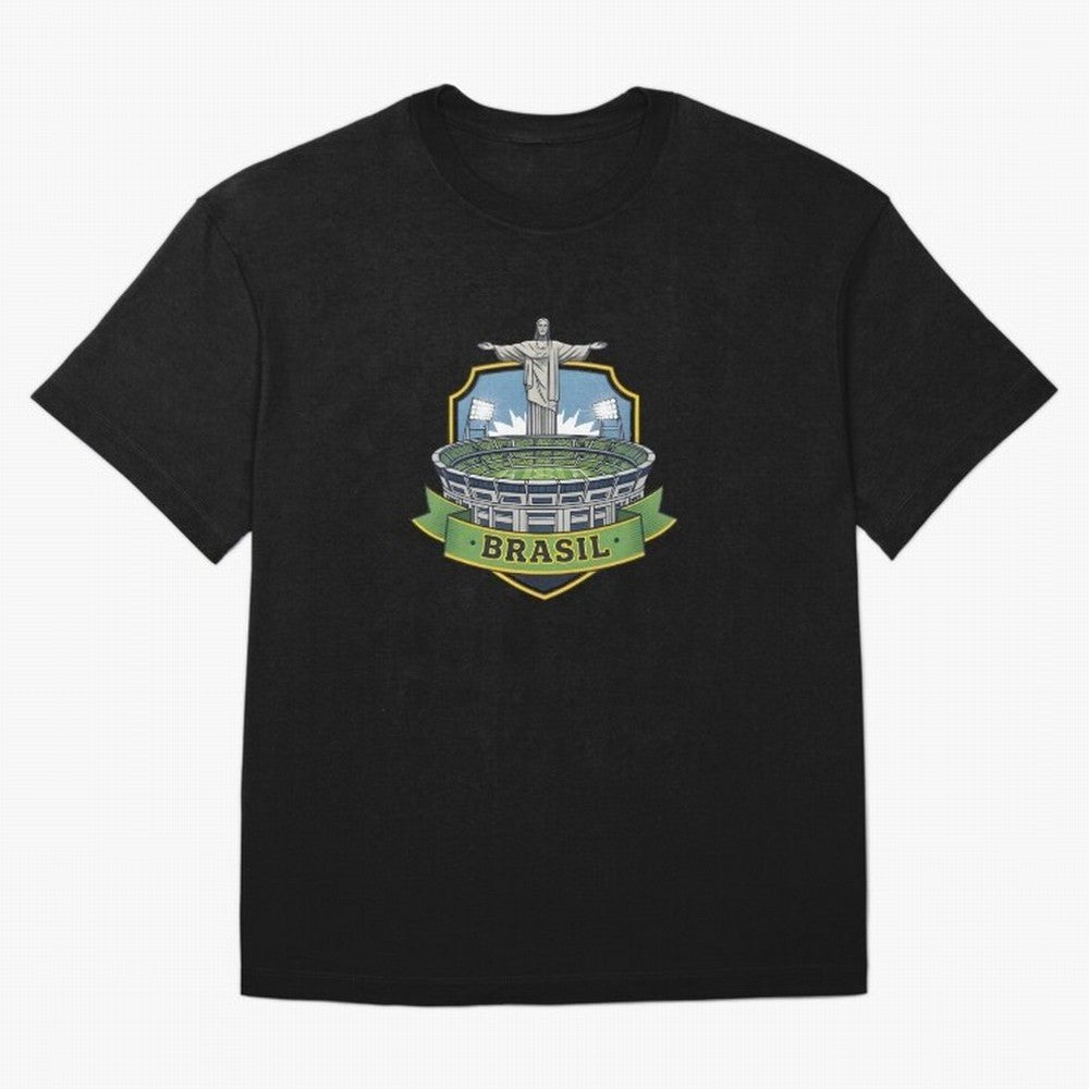 Brazil - World Cup 2026 Oversized T-Shirt Fuel FIFA World Cup 2026 for Fans of Cristiano Ronaldo and England, France and Netherlands, Bringing Stadium Chants, National Pride, Trophy Dreams and Unforgettable Football Memories; Great for Supporters