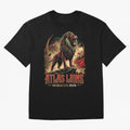 Morocco Team - World Cup 2026 Fan Oversized T-Shirt Celebrate the Road through FIFA World Cup 2026 Group Stage for Fans of CR7 and Messi and France and Portugal, Bringing Vintage Soccer Flavor, Modern Football Stars, National Flags and Final Night