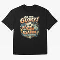 Soccer USA Oversized T-Shirt Get Ready for FIFA World Cup 2026 Group Stage Celebrating CR7, Portugal, Spain and Germany Energy, Stadium Memories, Football Loyalty, International Chants and Championship Tradition; Ideal for Football Dads, Football