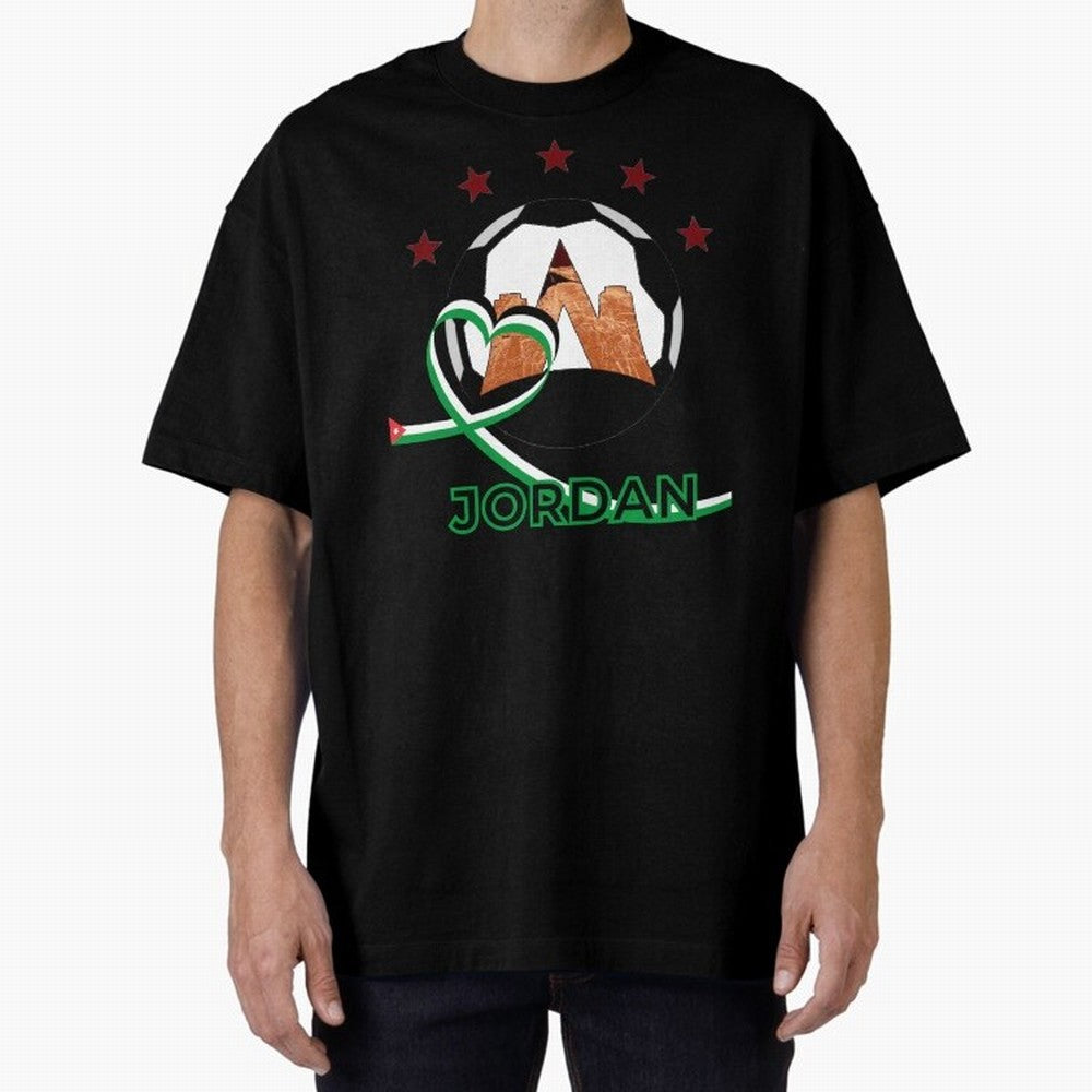 Jordan WC2026 Oversized T-Shirt Remember Iconic Moments from FIFA World Cup 2026 Group Stage Spirit, Capturing France, Mbappe and Neymar, Soccer Culture, Superstar Moments, National Team Dreams and Competitive Fire; Great for Supporters Who Love