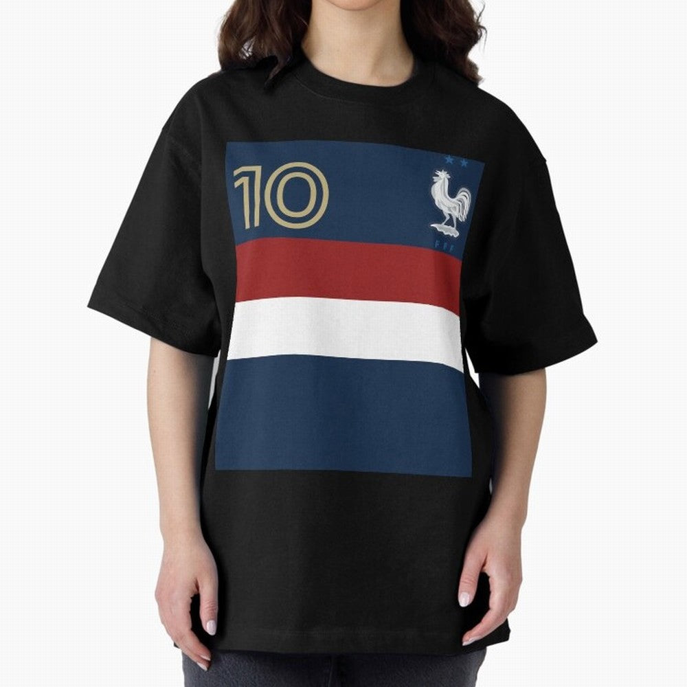 France | 2026 World Cup Fan Apparel Oversized T-Shirt Join Supporters Worldwide for the FIFA World Cup 2026 Journey through Haaland and Mbappe Highlights, Brazil, Portugal and Argentina Pride, Football Festival Excitement, Trophy Ambitions, Country