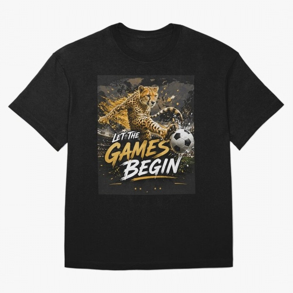 Let The Games Begin-World Cup Soccer @026 Oversized T-Shirt Show Love for Legendary Goals in the FIFA World Cup 2026 Group Stage Journey through Messi, Neymar and Mbappe Highlights, Portugal, Spain and Germany Pride, Global Supporter Spirit,