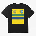 Brazil | 2026 World Cup Fan Apparel Oversized T-Shirt Celebrate Football Heritage in Global Football Passion for FIFA World Cup 2026 USA Canada Mexico, Capturing Mbappe, Brazil, Portugal and Argentina, Stadium Memories, Football Loyalty,