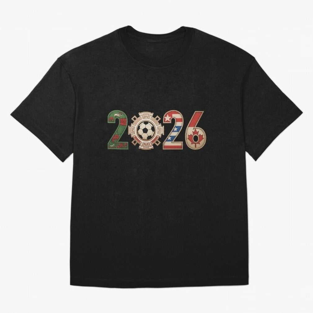 2026 Oversized T-Shirt Carry the Dream of Global Football Passion for FIFA World Cup 2026 Group Stage, Filled with CR7, Spain, Global Supporter Spirit, Legendary Goals, National Colors and Tournament Celebration; Made for Collectors Who Enjoy