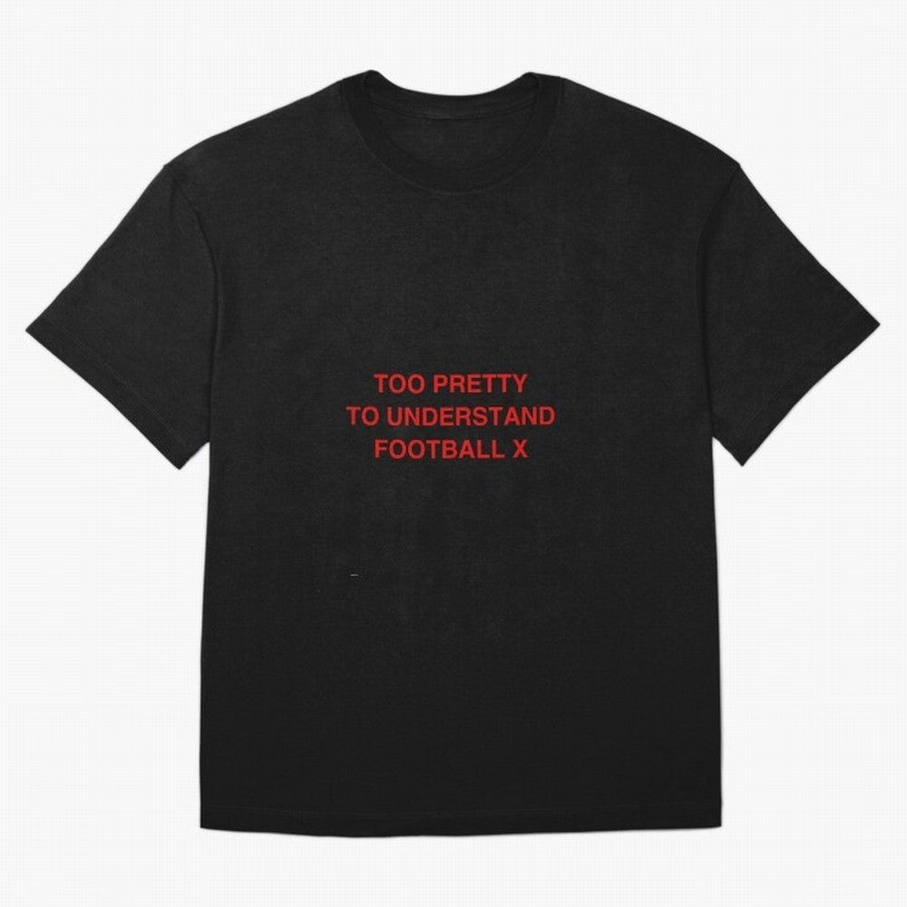 Too pretty to understand football Oversized T-Shirt Bring a Vintage Feel to Global Football Passion for FIFA World Cup 2026, Filled with Neymar, Haaland and Cristiano Ronaldo, Argentina, Championship Spirit, Famous Goals, Roaring Crowds and