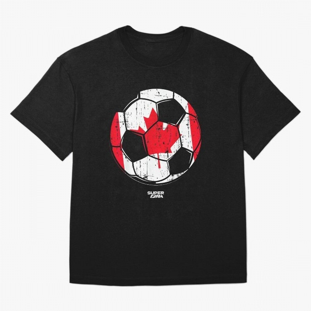 2026 Canada Soccer Fan World Cup Oversized T-Shirt Represent Match Day Hype around FIFA World Cup 2026 Group Stage, Messi, Neymar and Mbappe, England, Football History, Final Match Energy, Crowd Noise and Once in a Lifetime Moments; Great for Watch