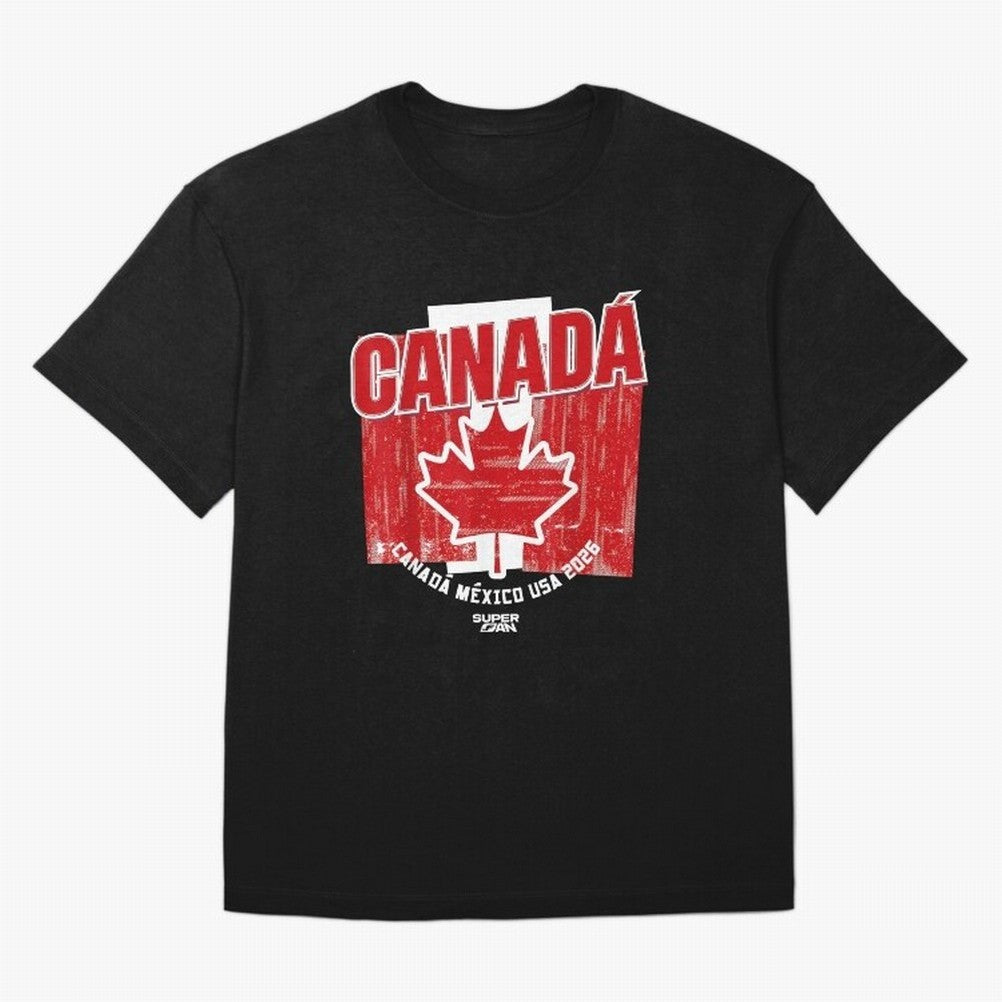 2026 Canada Soccer Fan World Cup Oversized T-Shirt Celebrate the Stars of FIFA World Cup 2026 USA Canada Mexico for Fans of Cristiano Ronaldo, Haaland and CR7 and Argentina, Bringing Champion Mindset, Group Stage Buzz, Knockout Tension and