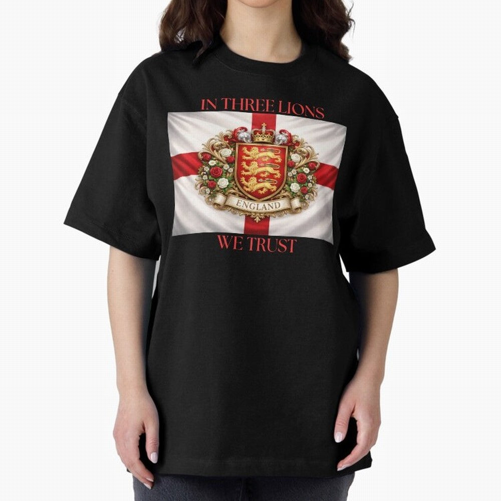 ENGLAND Oversized T-Shirt Support the Legends of the FIFA World Cup 2026 Group Stage Journey through Neymar Highlights, Brazil Pride, Stadium Chants, National Pride, Trophy Dreams and Unforgettable Football Memories; Great for Supporters Who Love