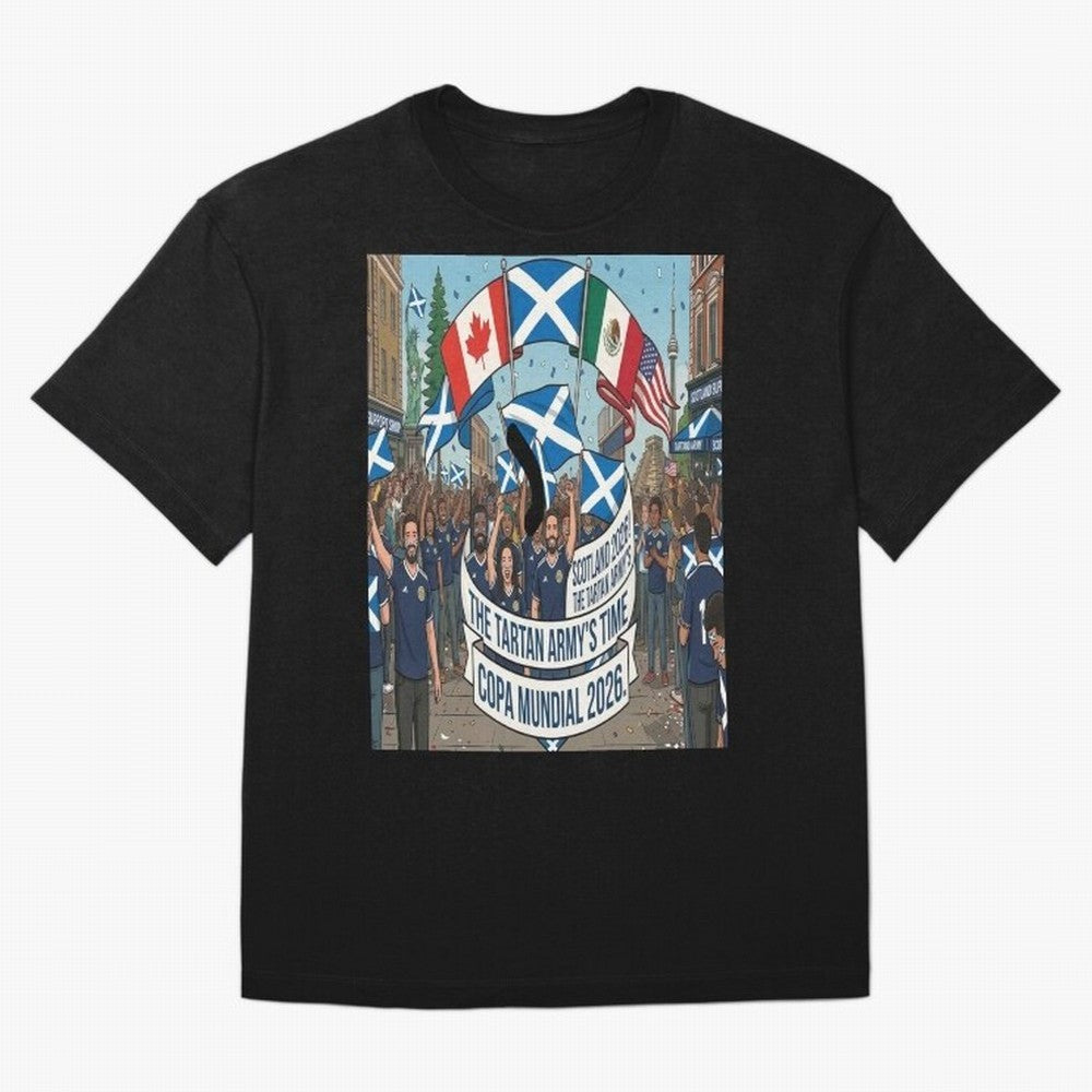 Scotland World Cup 2026 Oversized T-Shirt Show Your Love for Global Football Passion for FIFA World Cup 2026 USA Canada Mexico, Filled with CR7 and Messi, Germany, Football History, Final Match Energy, Crowd Noise and Once in a Lifetime Moments;
