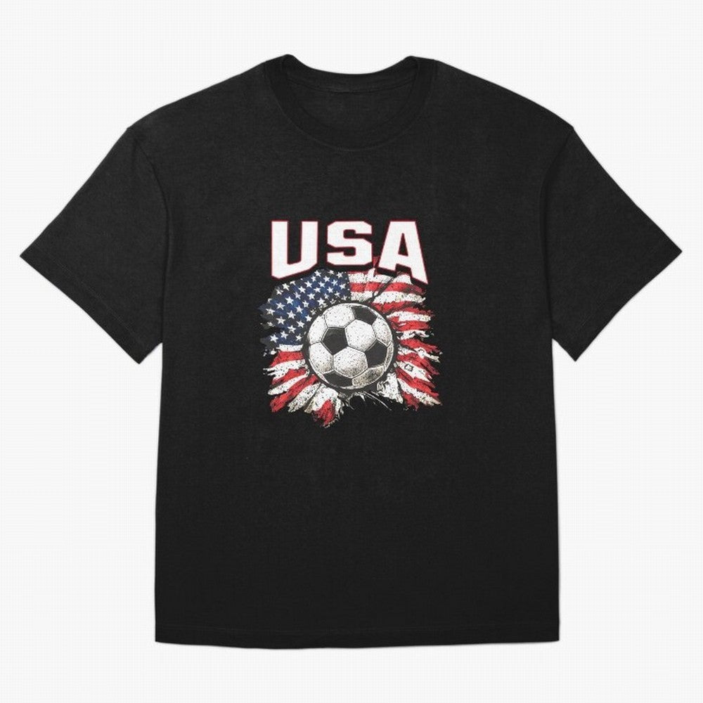 2026 Cup Flag Soccer Pride Fun Family USA Oversized T-Shirt Feel FIFA World Cup 2026 USA Canada Mexico Spirit, Driven by Brazil, Haaland, Retro Football Energy, Iconic Rivalries, Trophy Chase Drama and Stadium Atmosphere; Ideal for Fans Who Follow