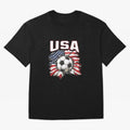 2026 Cup Flag Soccer Pride Fun Family USA Oversized T-Shirt Feel FIFA World Cup 2026 USA Canada Mexico Spirit, Driven by Brazil, Haaland, Retro Football Energy, Iconic Rivalries, Trophy Chase Drama and Stadium Atmosphere; Ideal for Fans Who Follow