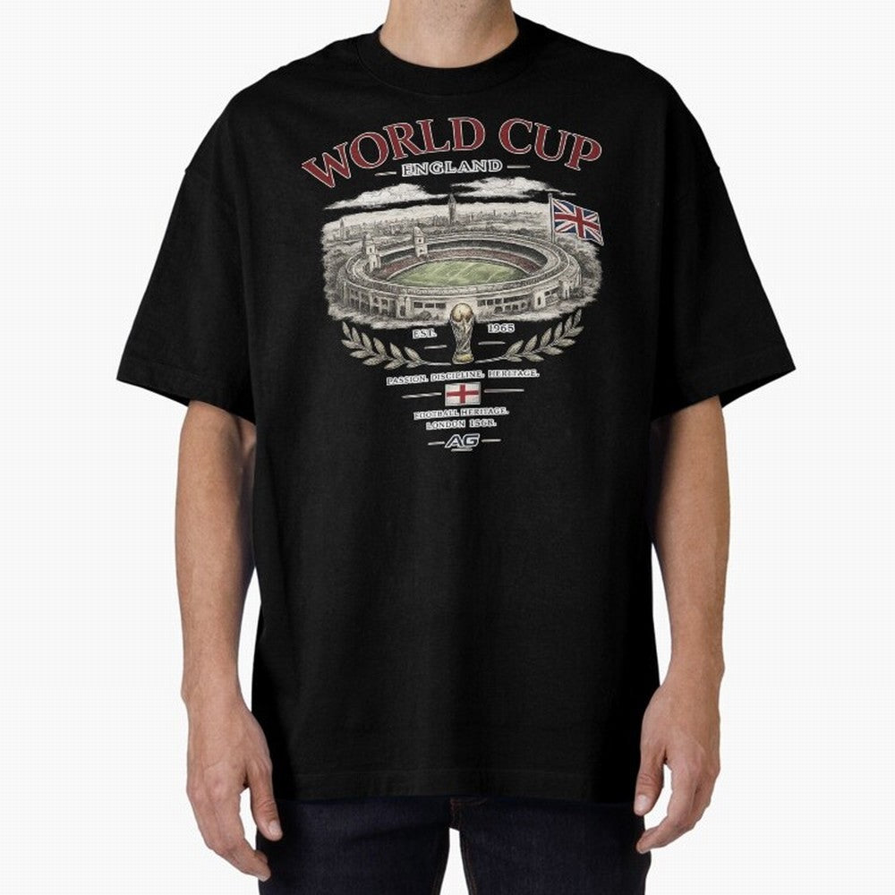 England World Cup Wembley Streetwear Oversized T-Shirt Remember Match Day Hype around FIFA World Cup 2026 USA Canada Mexico, Neymar, Argentina, Game Day Rituals, Football Legends, Country Pride and the Road to the Final; Built for Supporters